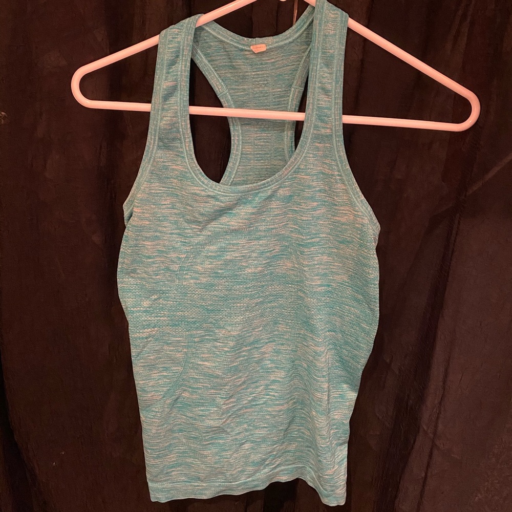 Swiftly Tank. Turquoise! Size 4! Lululemon